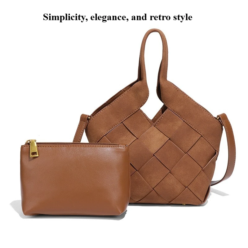 

Artistic style women's retro versatile large woven series tote bag handbag handmade old style shoulder strap bag