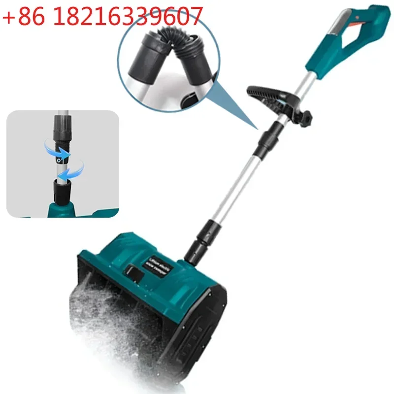 TAO 21V Cordless Electric Snow Blower Portable Foldable Detachable Snow Thrower Household Driveway Road Snow Removal Machine