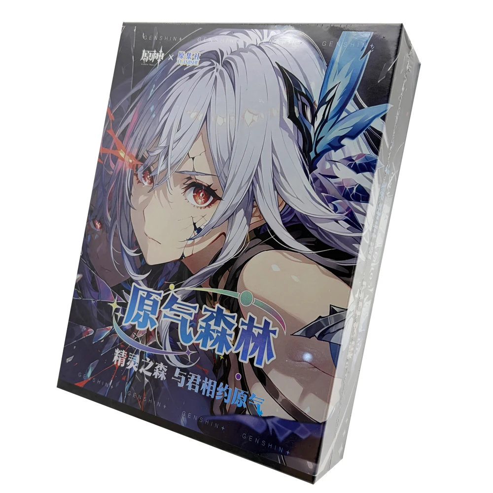 Genshin Impact Fun Game Creative Collection Card Adolescent Favorite Handsome Characters Close Up Exquisite Cards Festival Gifts