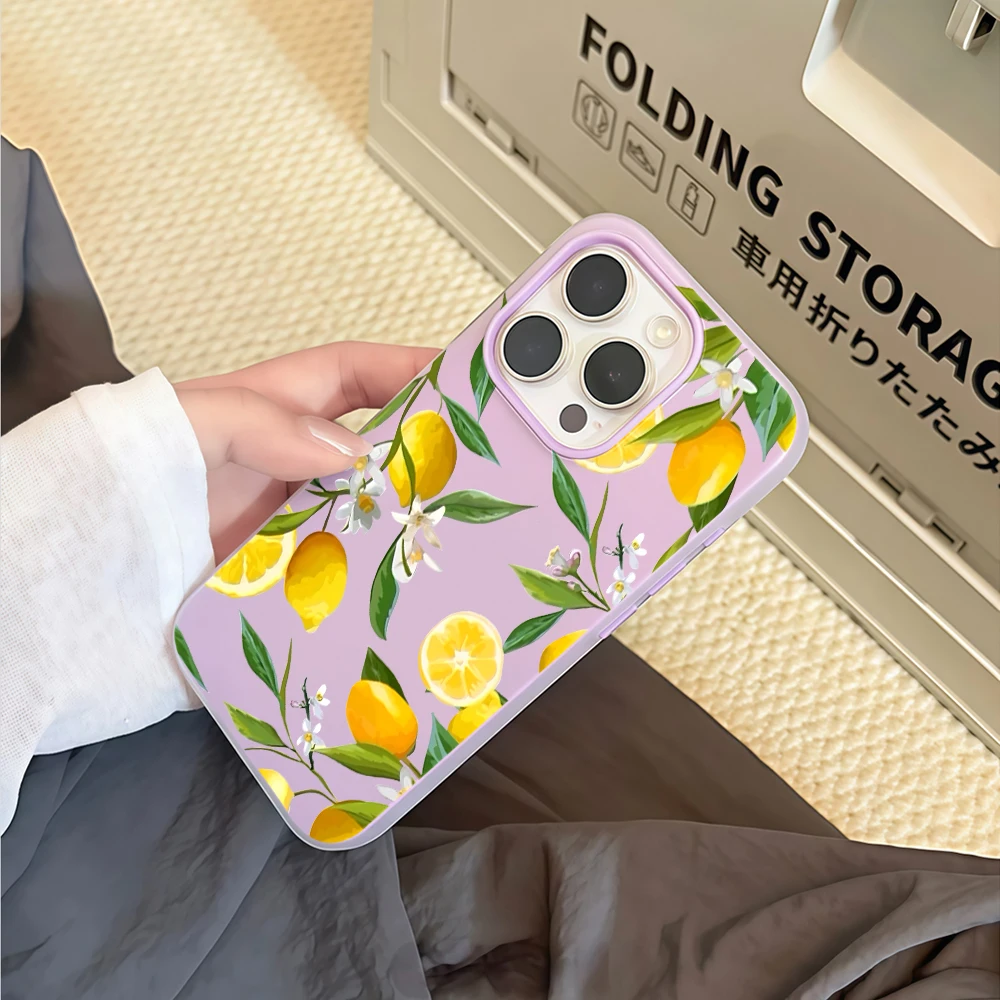 Mediterranean Citrus Branches Jelly shell Phone Case For Xiaomi 14 T 17 Pro Max For XM 15 T Pro Mi 11 Lite 5G Shockproof Cover
