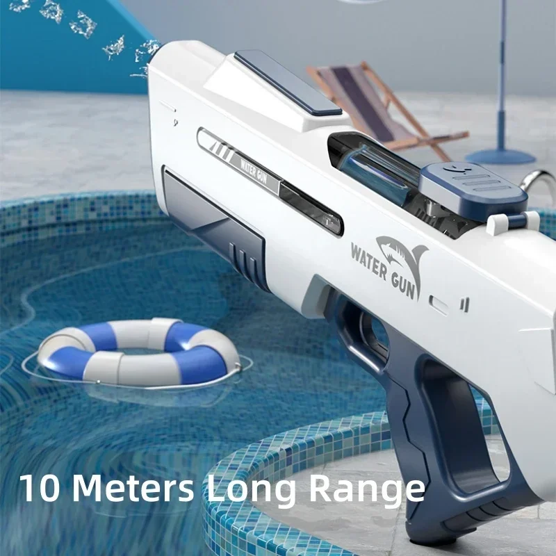 Outdoor Water Gun Toy Children Automatic Water Absorption Electric Water Gun Toys Hand Self-integration High-pressure Water Gun