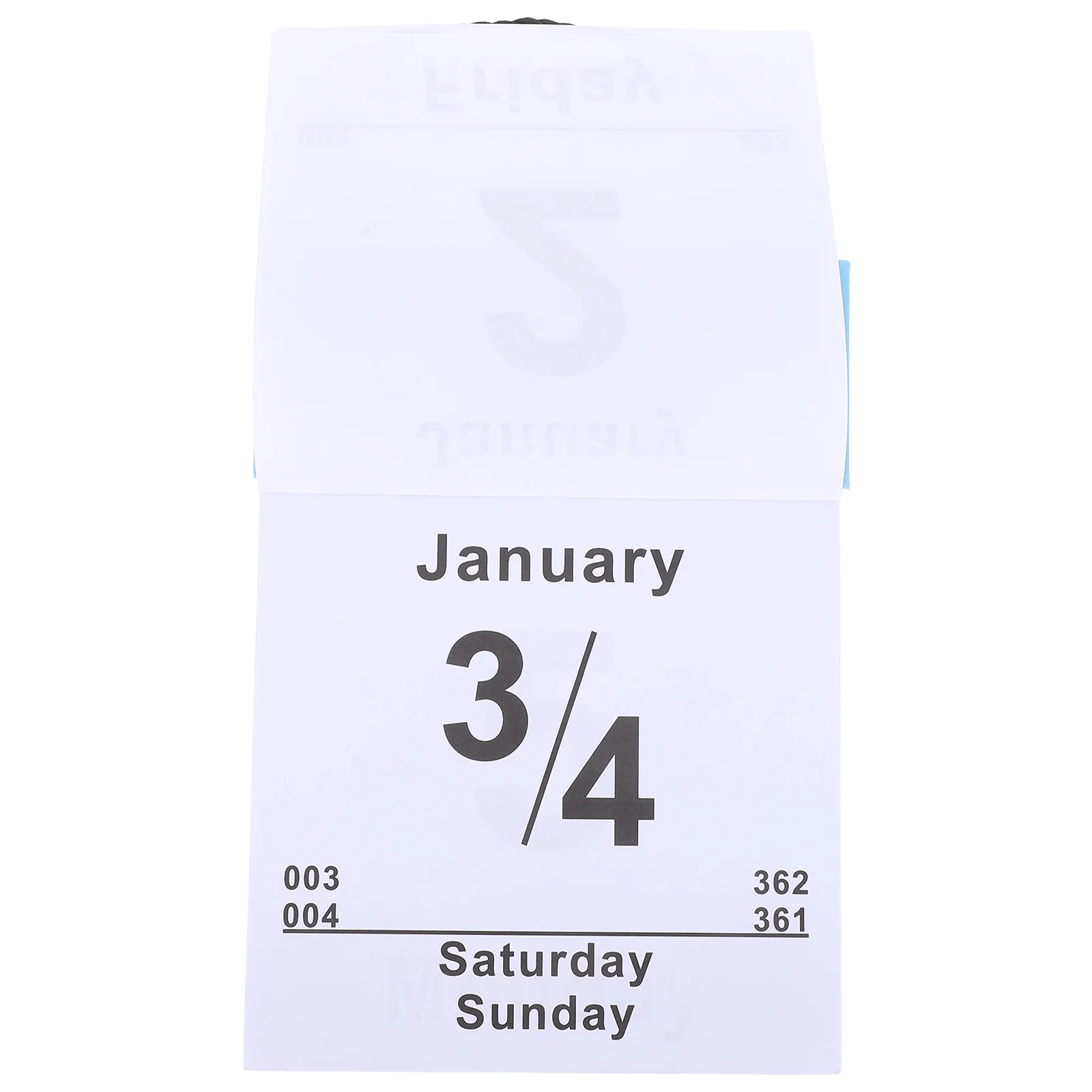 

Daily Tear-Off Wall Calendar 2026 Big Date Bold Letter Page Per Day Planner For Home Office School Large Print Functional Study