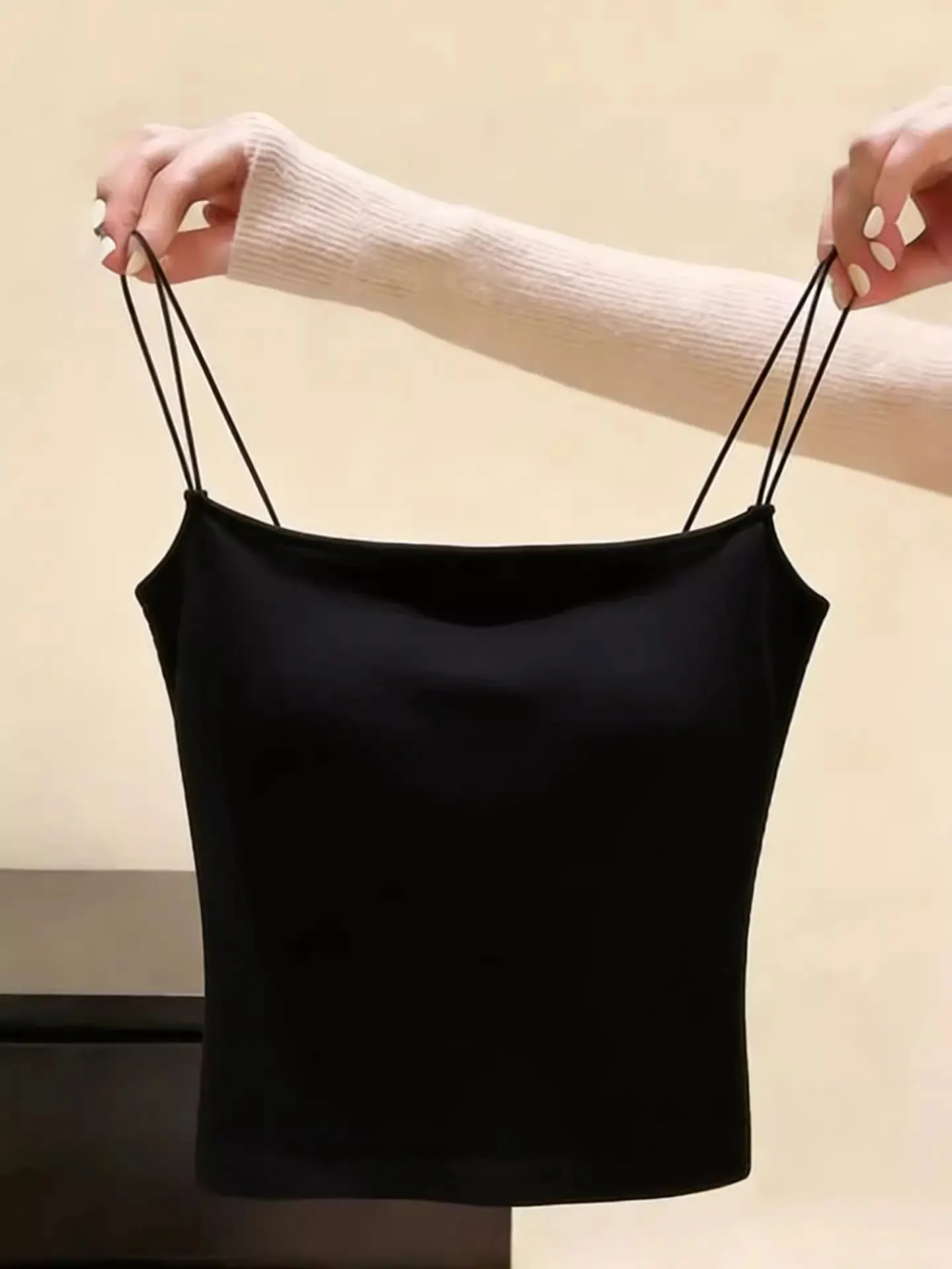 

Korean Style Sleeveless Strap Vest 2026 Summer Simple Elegance Trendy High-End Slim Fit Base Layer Small Shirt Top Women