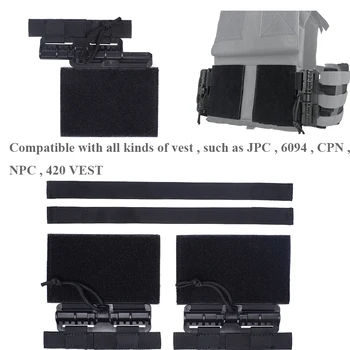 군용 JPC CPC 6094 420 조끼, 빠른 제거 버클 세트, 전술 몰, 퀵 릴리스 시스템, 사냥 조끼 액세서리
