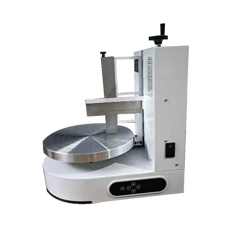 Automatic Commercial Cake Plastering Cream Coating Filling Frosting Making Spreading Machine Cake Icing Decorating Machine