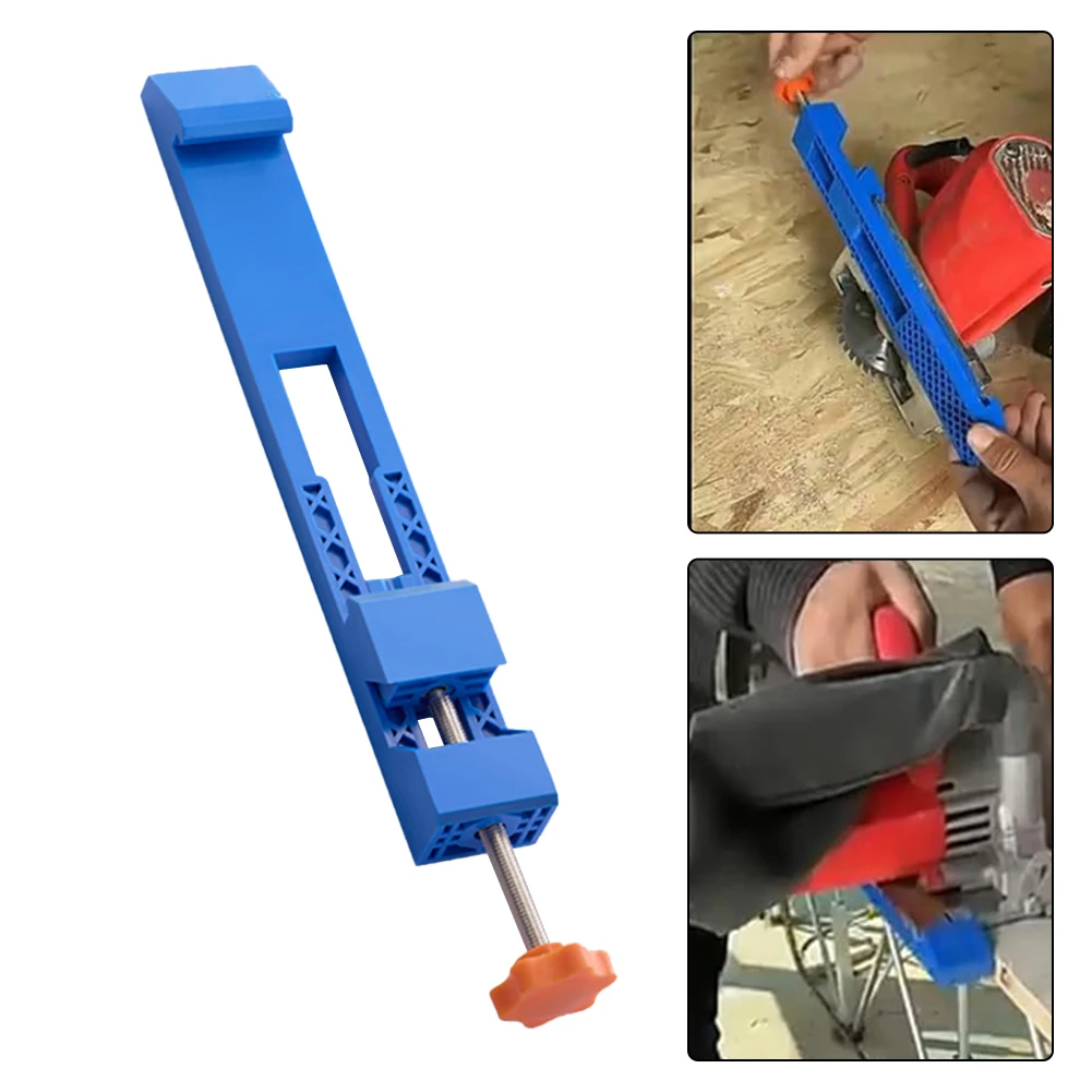 1pc/2pc Adjustable Cutting Machine Base Guide Rail Circular Saw Milling Positioning Clamp Lock Cutter Base For 5-6in Dust Cutter