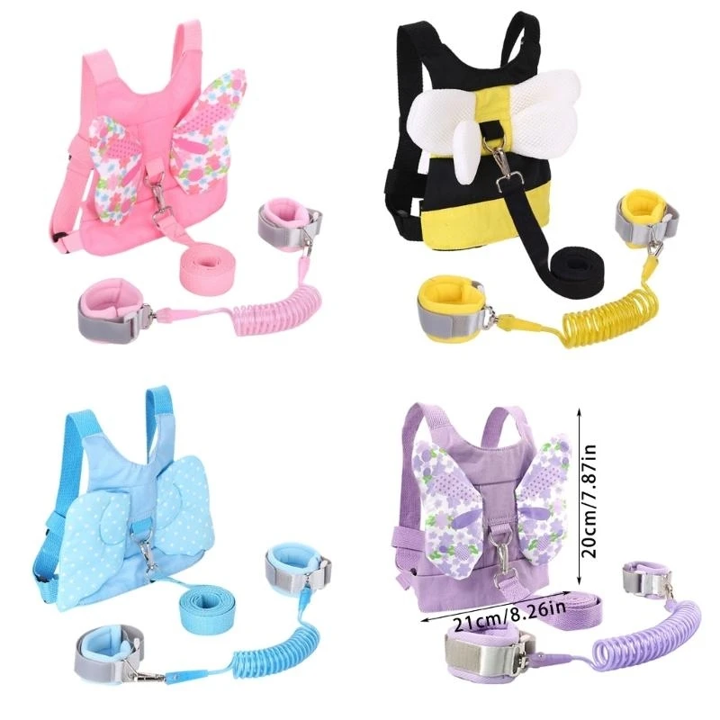 M76C สายรัดเดินเพื่อความปลอดภัยสำหรับเด็กพร้อมลิงค์ข้อมือที่ปลอดภัย สายจูงเด็กสำหรับเดิน