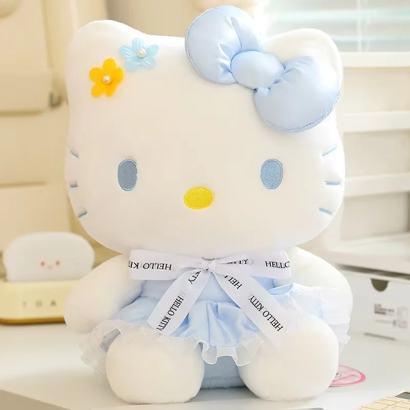 

Miniso's latest Hello Kitty flower series stuffed plush toys, cartoon anime cute, give children birthday gifts, and fun dolls