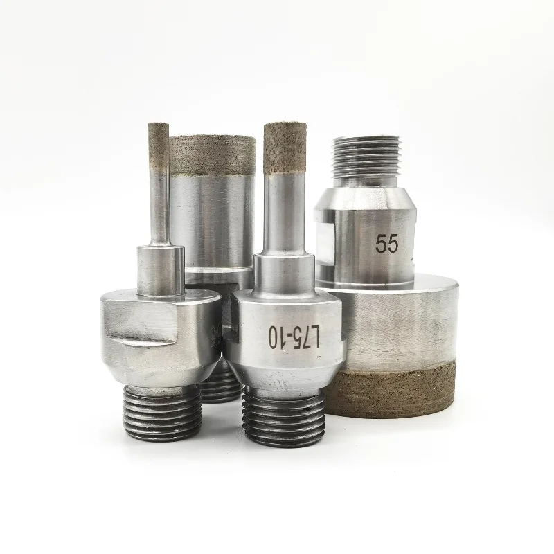 L75/95mm Diameter 3mm~150mm,Sintered Diamond Core Drill Bit,Belgium Thread Mount-YG 1/2\'\'.Glass Drilling Machine