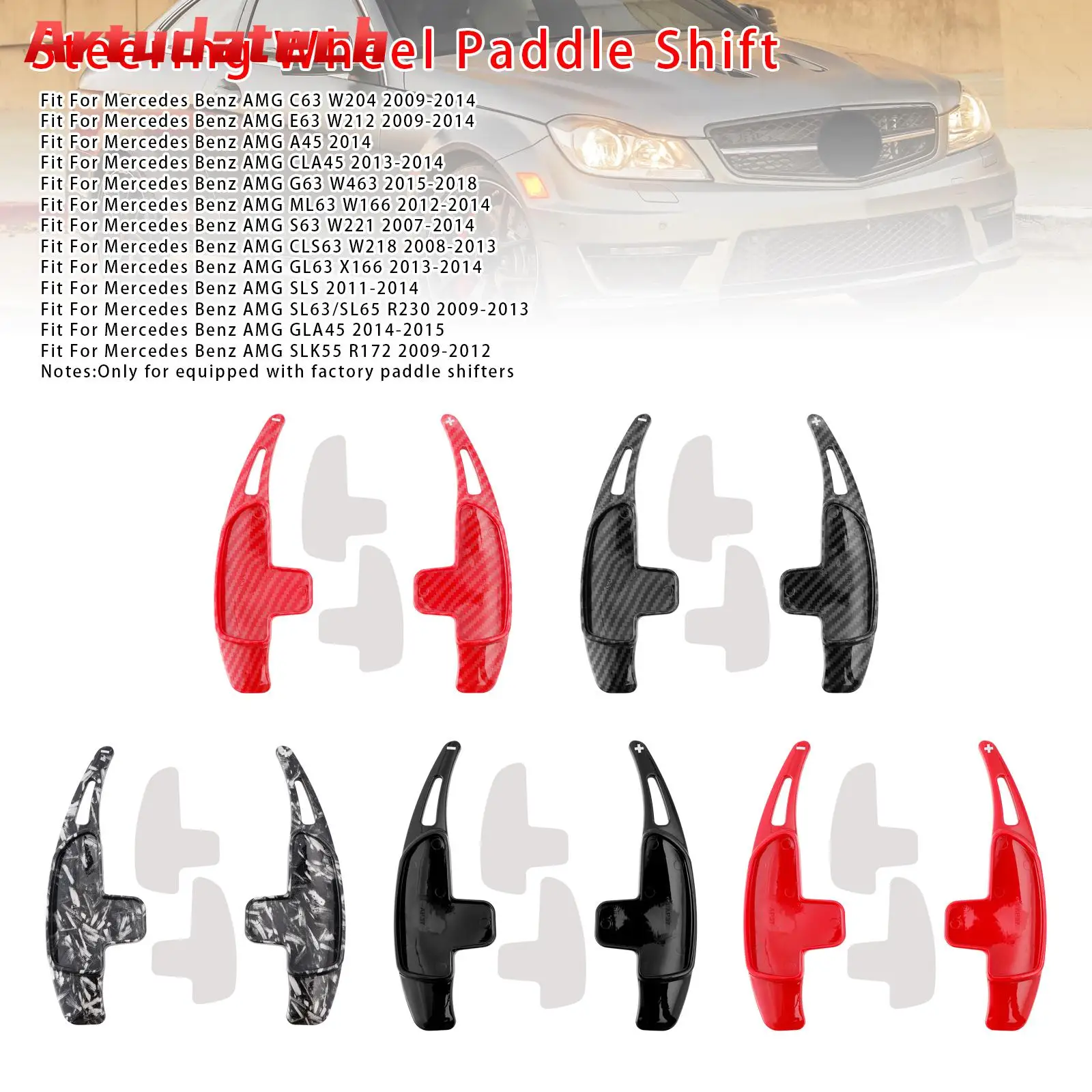 

Artudatech Steering Wheel Paddle Shifter Extension For Mercedes Benz AMG C63 Car Accessories