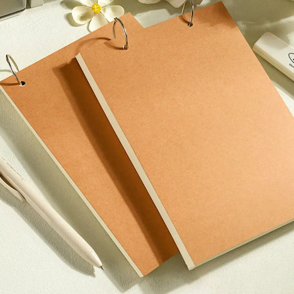 Notatnik A5/A6 na luźnych kartkach, dziurkowany, z pustymi kartkami, do rysowania, graffiti, notatnik, prezent na powrót do szkoły