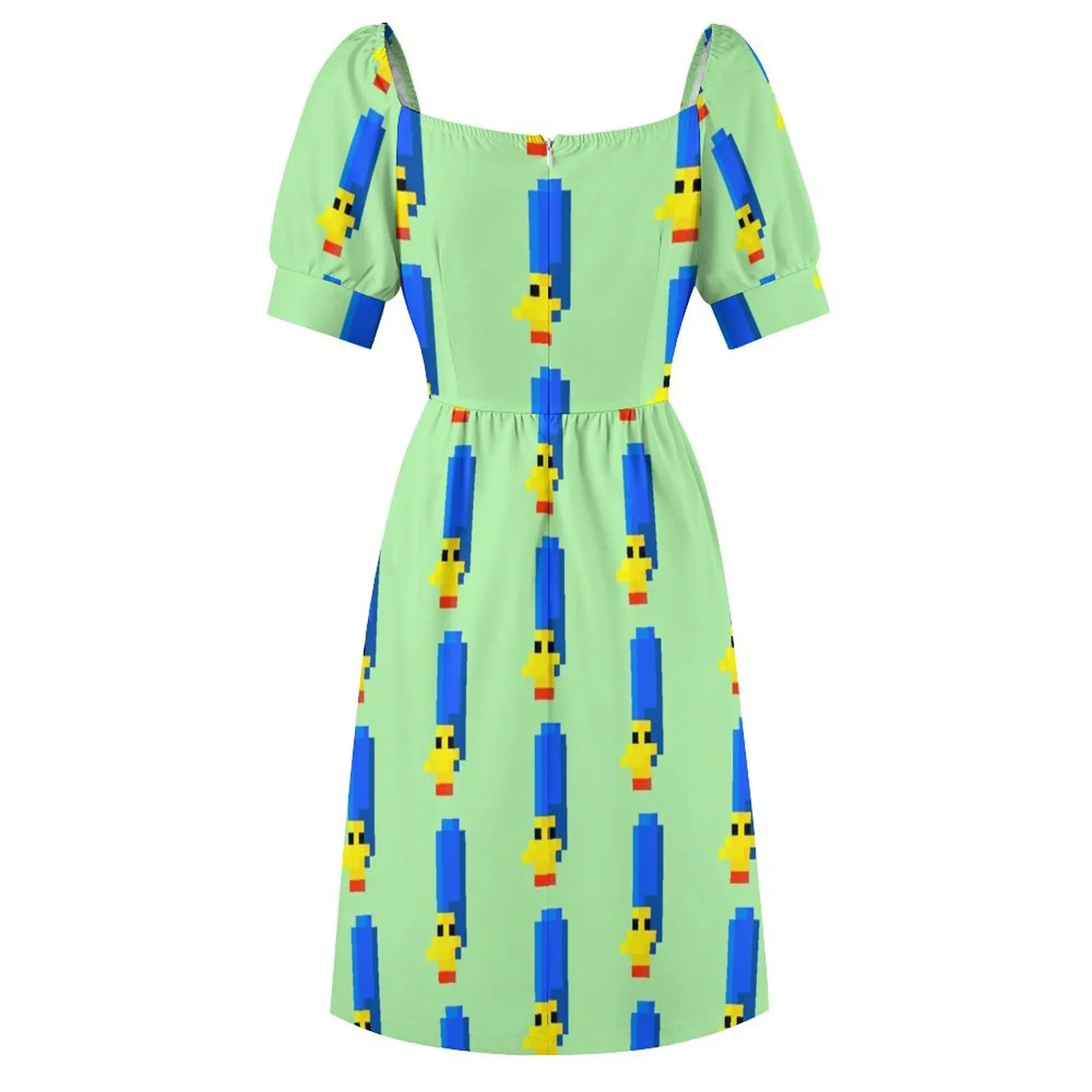 فستان مارج سيمبسون بأكمام قصيرة فساتين نسائية ملابس نسائية 2025 وصل حديثًا فستان نسائي صيفي 2025