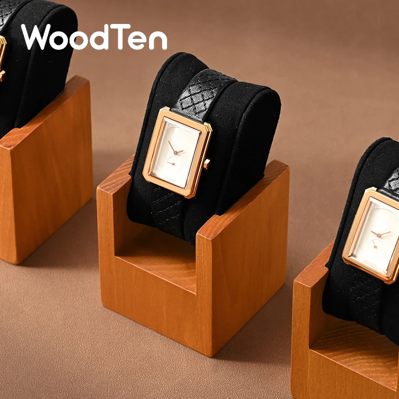 

WoodTen High-end Watchd Wooden Watch Display Counter Showcase Watch Storage Rack Jewelry Organizer New Watchs Display Props