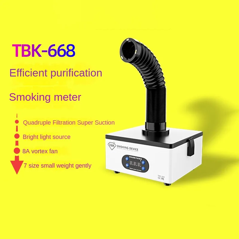 TBK-668 Estrattore di fumi laser Assorbitore di fumo Purificatore di fumi Saldatura Macchina purificatrice di fumi