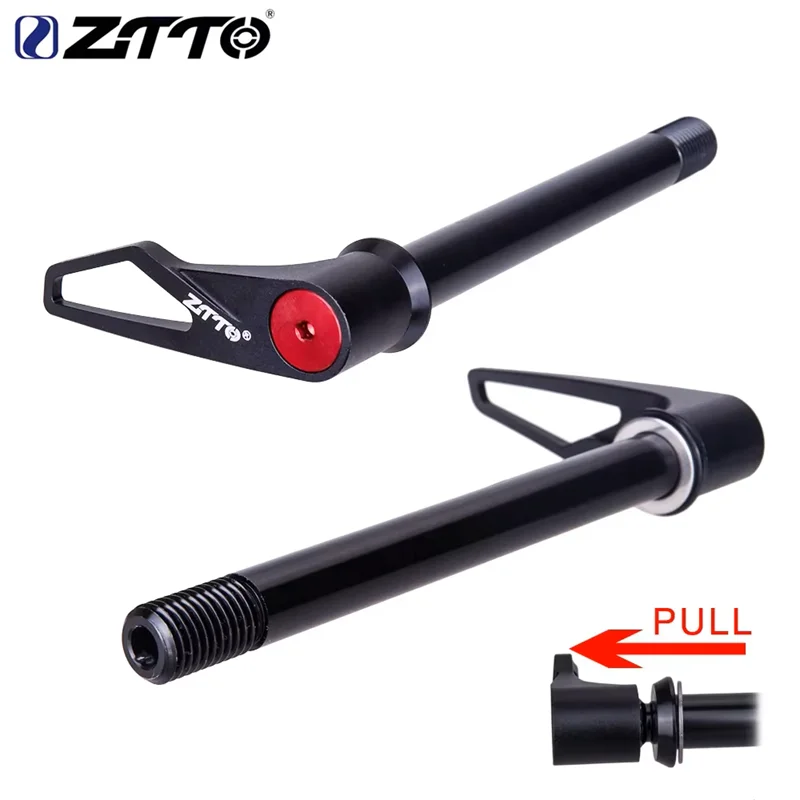 ZTTO MTB Thru Axle Road Bike Shaft Front Hub Rear Hub Skewers 12mm 15mm Wheel Axis Hub Shaft 12x142 12x148 FRONT 12X140 FORK view 5