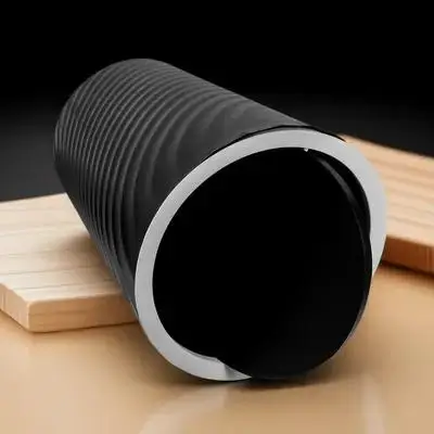 

12L Black Trash Can Lid for Bathroom Kitchen Bedroom Living Room Waste Bin Garbage Container Plastic Swing Home Supply Household