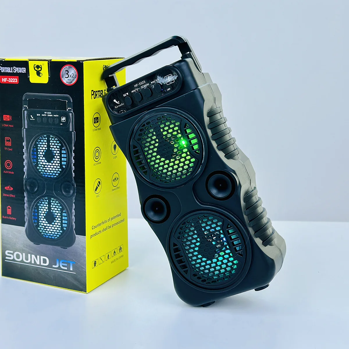 karaoke machine bluetooth speaker music center squar