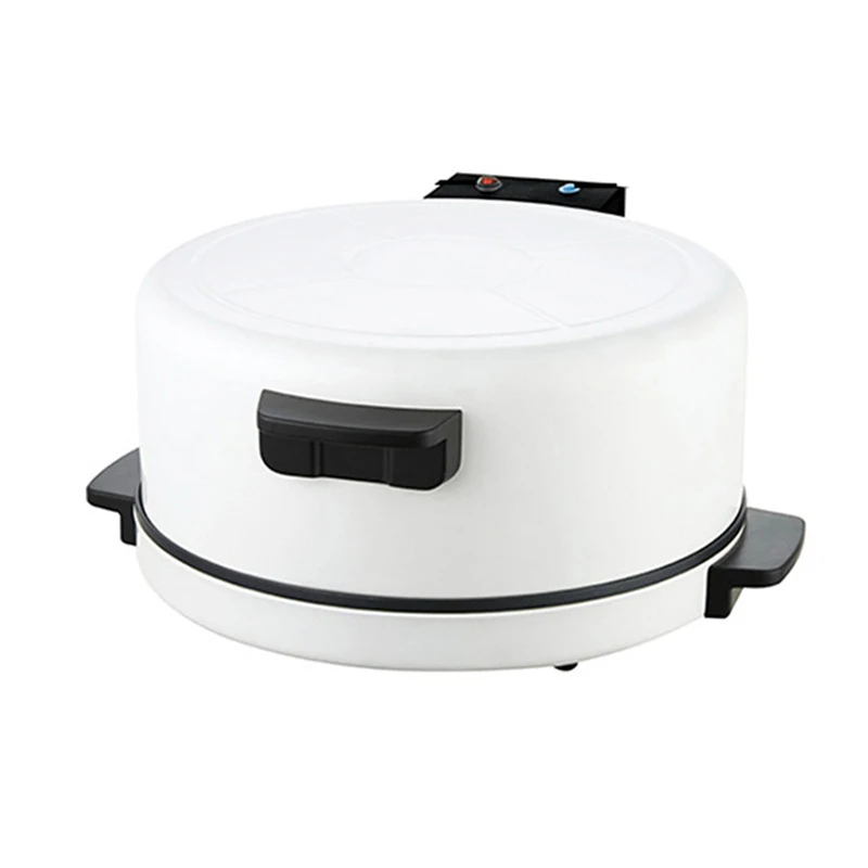 1800W Electric Arabic Bread Maker Household Steak Pan Machine Countertop Pizza Oven with Non-stick Bakeware