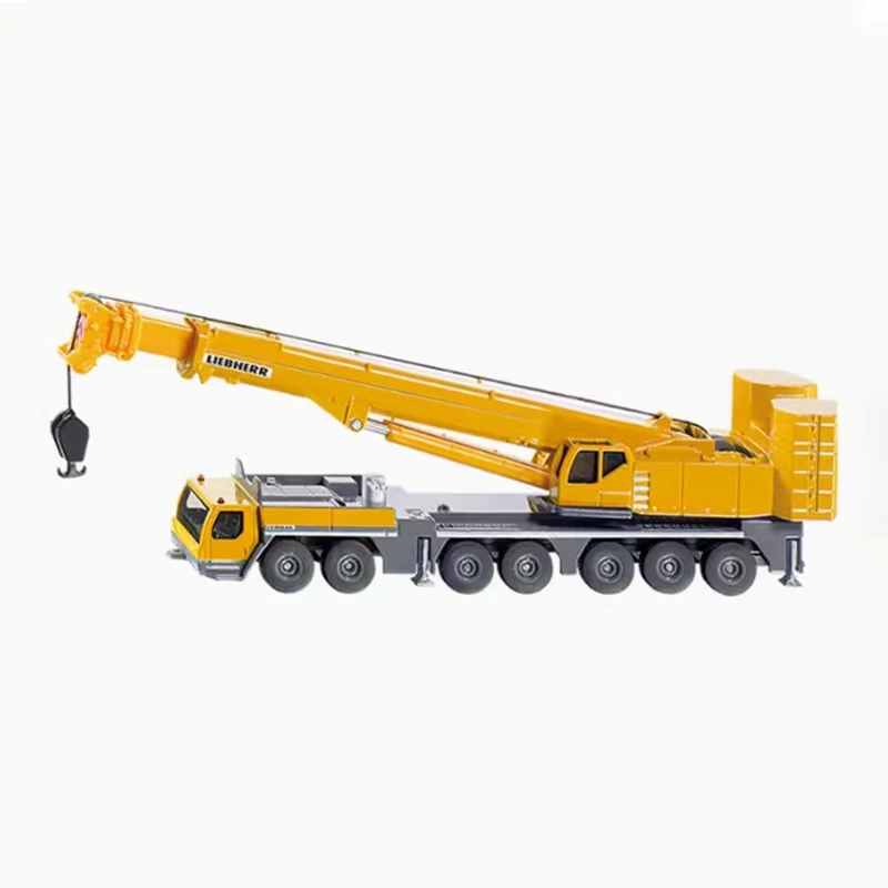 Diecast 1:87 Scale Liebherr Cranes 1866 Alloy Truck Model Finished Product Simulation Toy Gift Static Model Display Souvenir