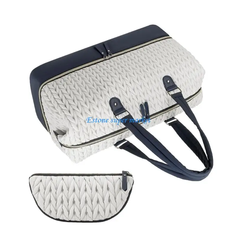 090B High Capacity mother Bag Double Layer Diaper Bag Large for Shopping Travel Need