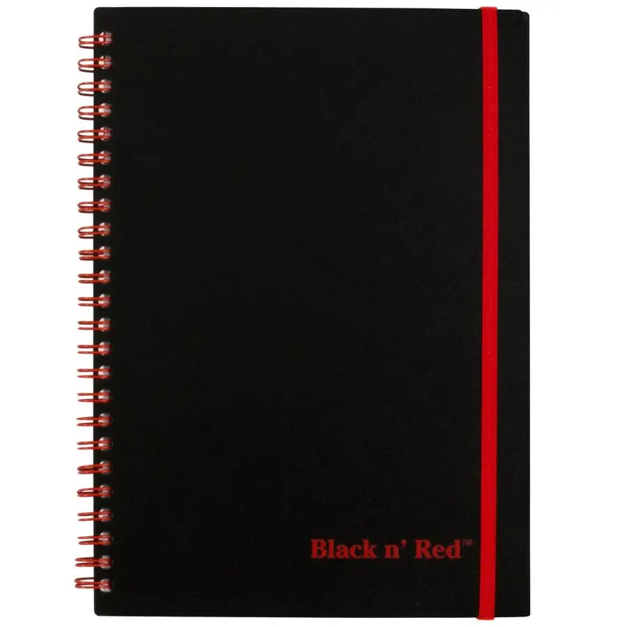 

Красные блокноты, деловые ежедневники, 3 шт., 81,4 x 57,8 см, 70 листов, в линейку, бумага Optik, приложение Scribzee, гибкая полимерная обложка, на пружине.