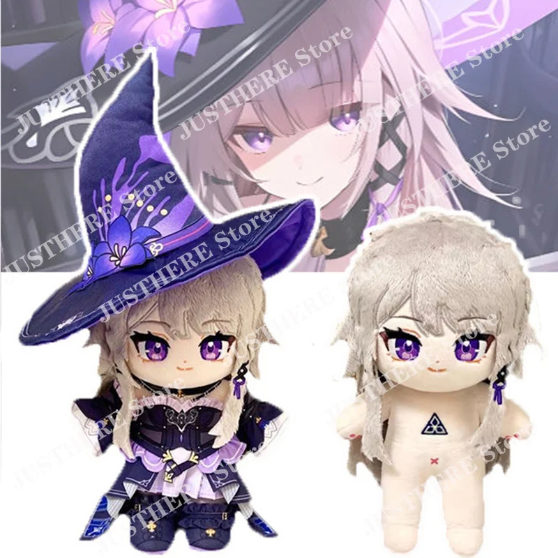 20cm Game The Herta Plush Toy Honkai Star Rail Stuffed Doll Plushies w/Clothes Hat Anime Cartoon Cosplay Figure Puppet Gifts