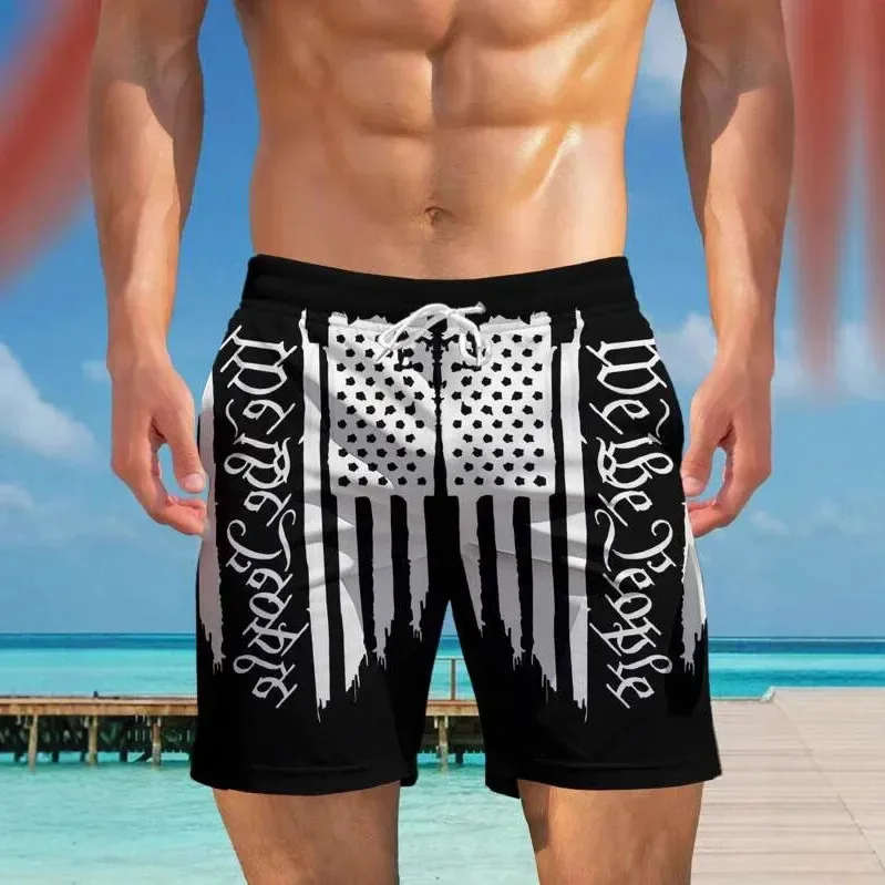 

2026 New Fashionable Printed Daily Home Leisure Shorts Fashionable Quick Drying Breathable Beach Shorts Street Hip Hop Shorts