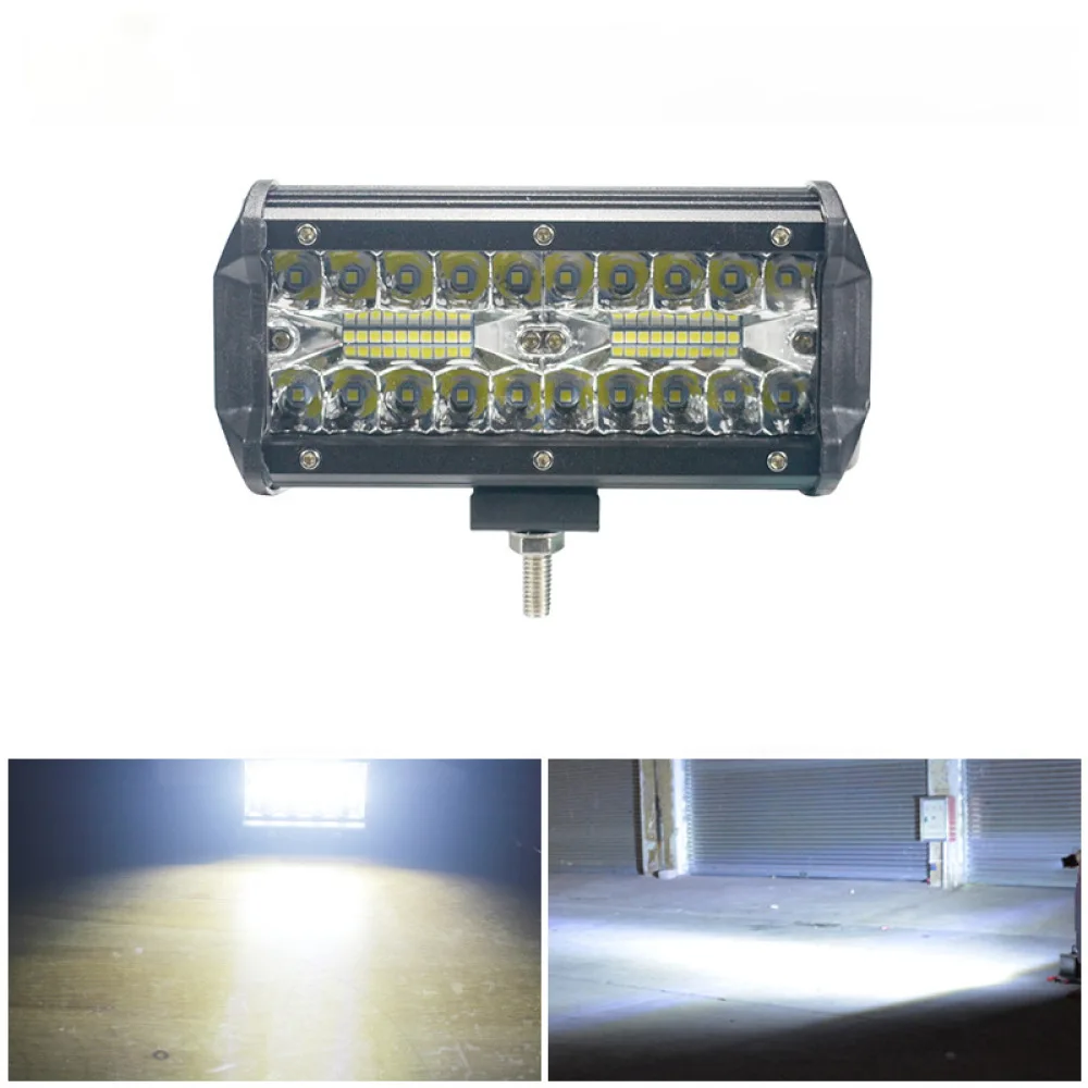 Universal 120W LED Work Light Bar Spot Beam For Car Truck Off Road Vehicle Driving Fog Auxiliary Lamp Durable Protective Exterio