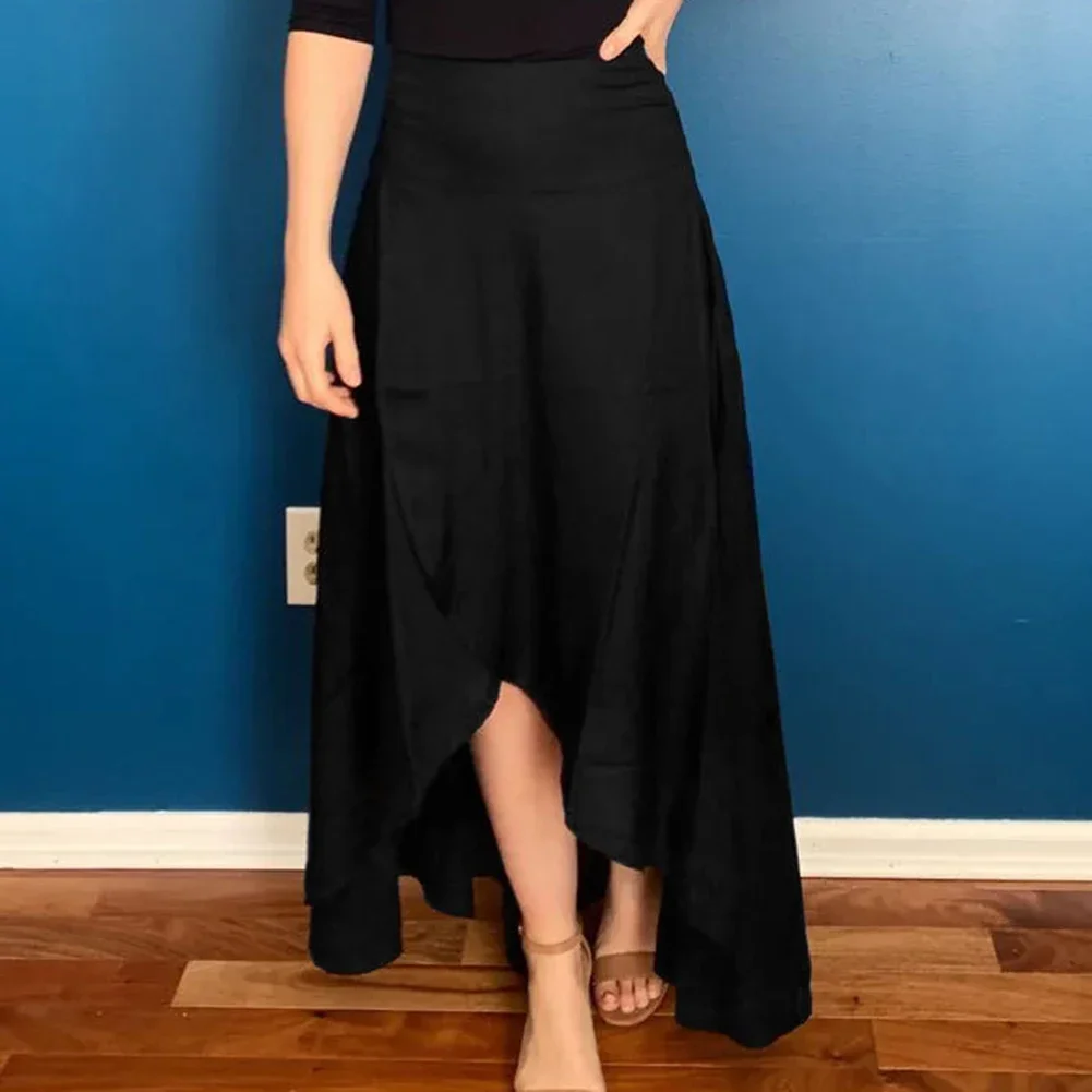 للمنزل ملابس الحفلات تنورة أنيقة عادية الربيع الصيف التنانير للنساء تنورة غير النظامية تنورة غير النظامية نمط الترفيه