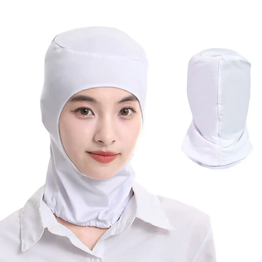 New Elastic Dust Proof Cap Breathable Solid Color Work Cap N
