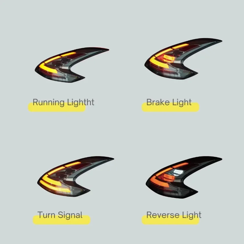 Auto Car Rear Lamp Car Accessory LED Tail Lights with Reverse Brake and Turn Signal Fog Lamps For 370Z