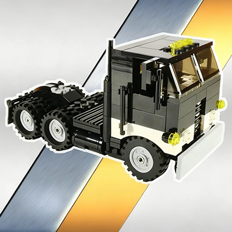 Modelo de carro de cidade moc tijolos de construção 352 caminhão pesado americano tecnologia modular crianças presentes de feriado montar brinquedos terno
