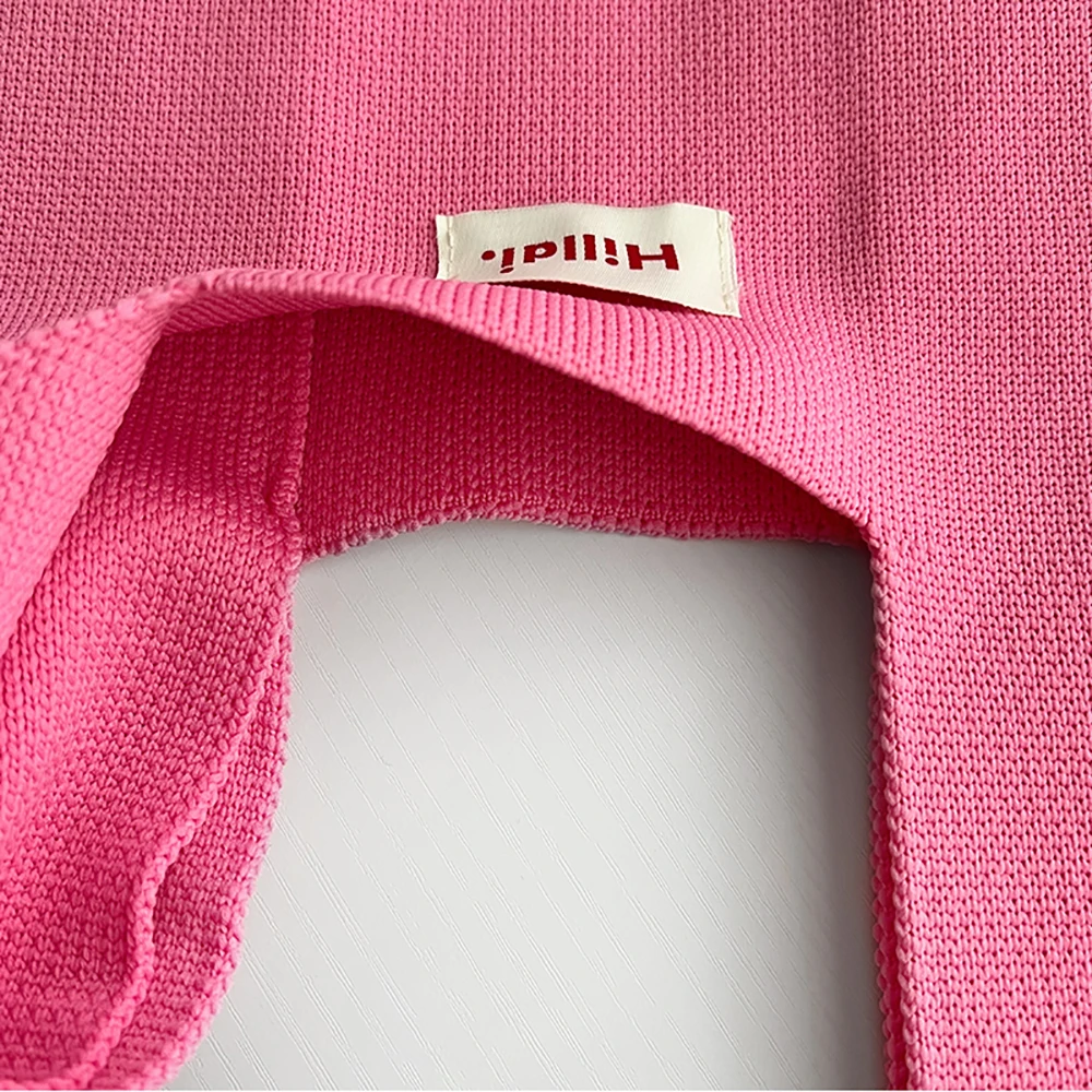 Sac à main tricoté à la main pour femmes, mini sac de poignet à nœud, sac fourre-tout à carreaux à large rayure, sac à provisions réutilisable pour