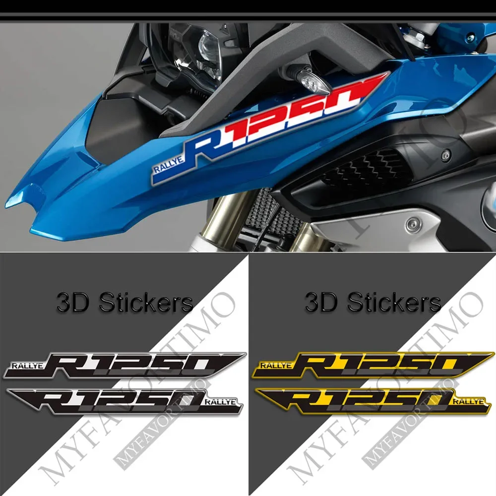 For BMW R1250GS R1250 R 1250 GS LC HP Rallye Gas Fuel Oil Kit Knee Tank Pad Stickers Decal Protection Rally Fairing Fender