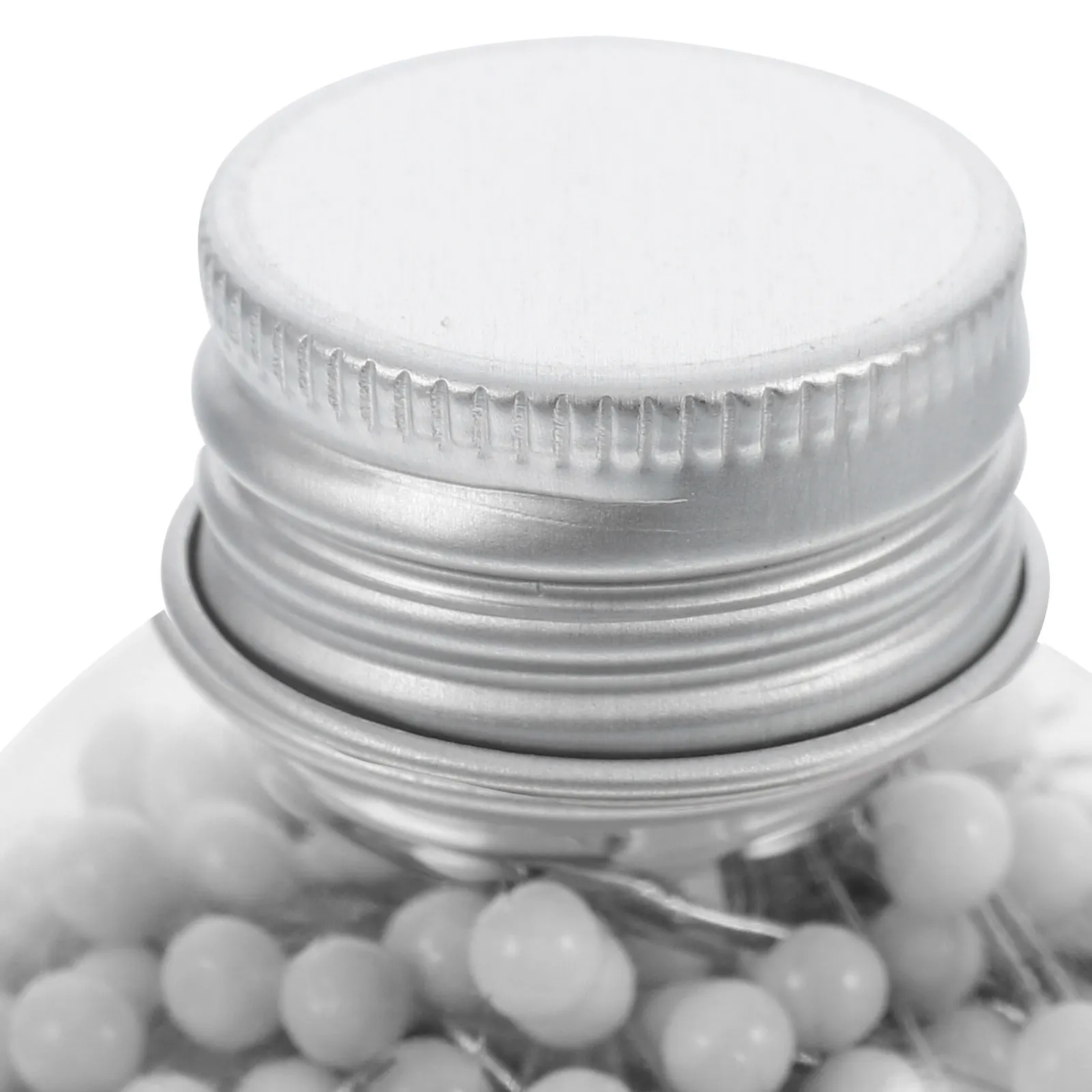 600Pcs Colorful Pearl Head Sewing Pins Stainless Steel Long Straight Pins Storage Bottle DIY Craft Dressmaking Positioning