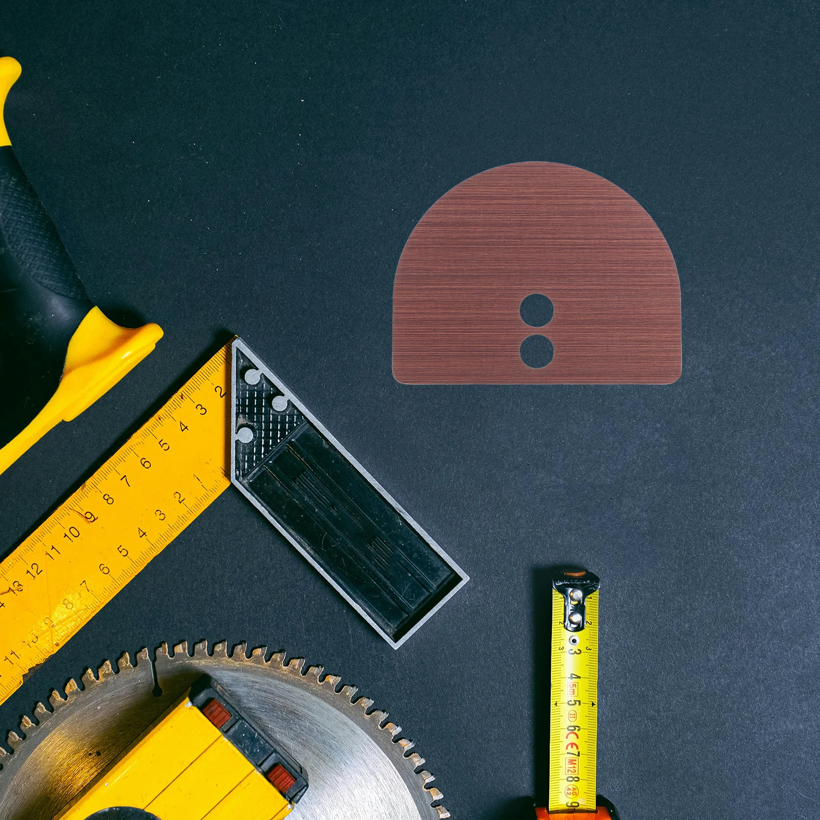 2 قطعة سبائك الزنك مقاوم للماء قفل ببصمة الإصبع لوحة حشو مكافحة سرقة ثقب الباب مانع للوحة تثبيت الأمن