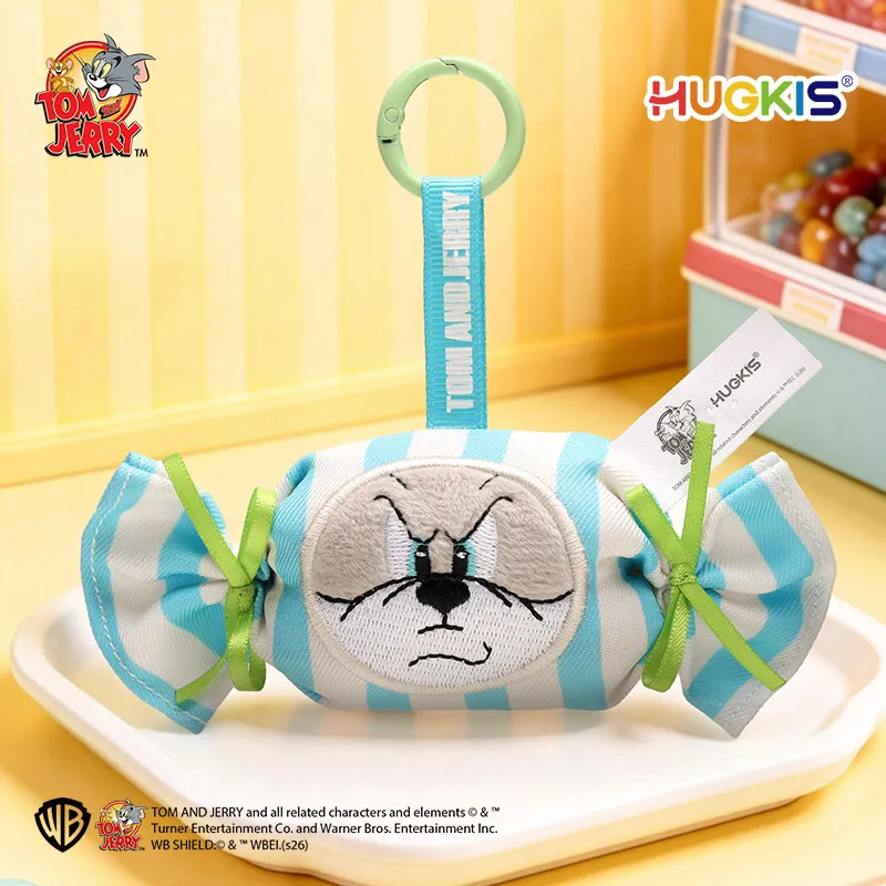 

HUGKIS Cat and Mouse Candy Series Plush Pendant Tom Jerry Cartoon Bag Hanging Keychain Birthday Gift