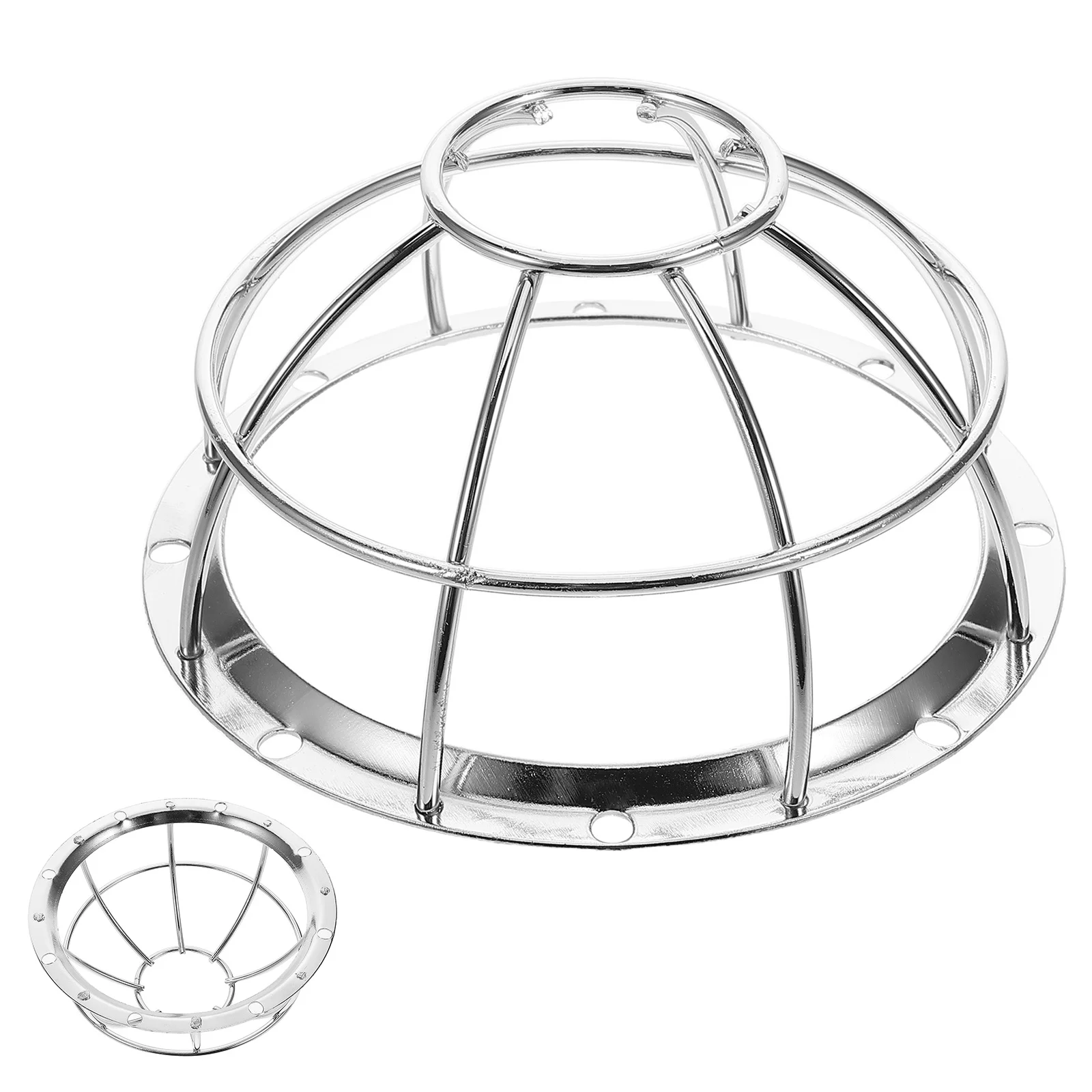 Smoke Sensor Protective Cage Metal Cover Explosion Proof Anti-Collision Guard for Home Commercial Use