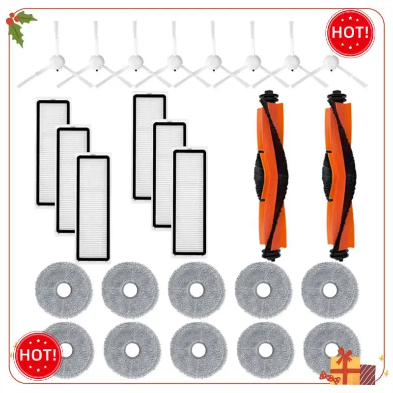 ABLE-для Xiaomi Mijia 3S 2Pro B113CN B108CN робот-пылесос основная боковая щетка фильтр замена ткани для швабры