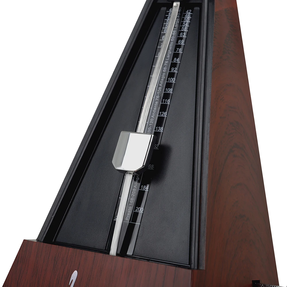 SLADE-Mecânica Metronome Torre Tipo Bell Anel Vintage Mecânica para Guitarra, Ukulele, Prática de Piano, Instrumento Musical, Universal