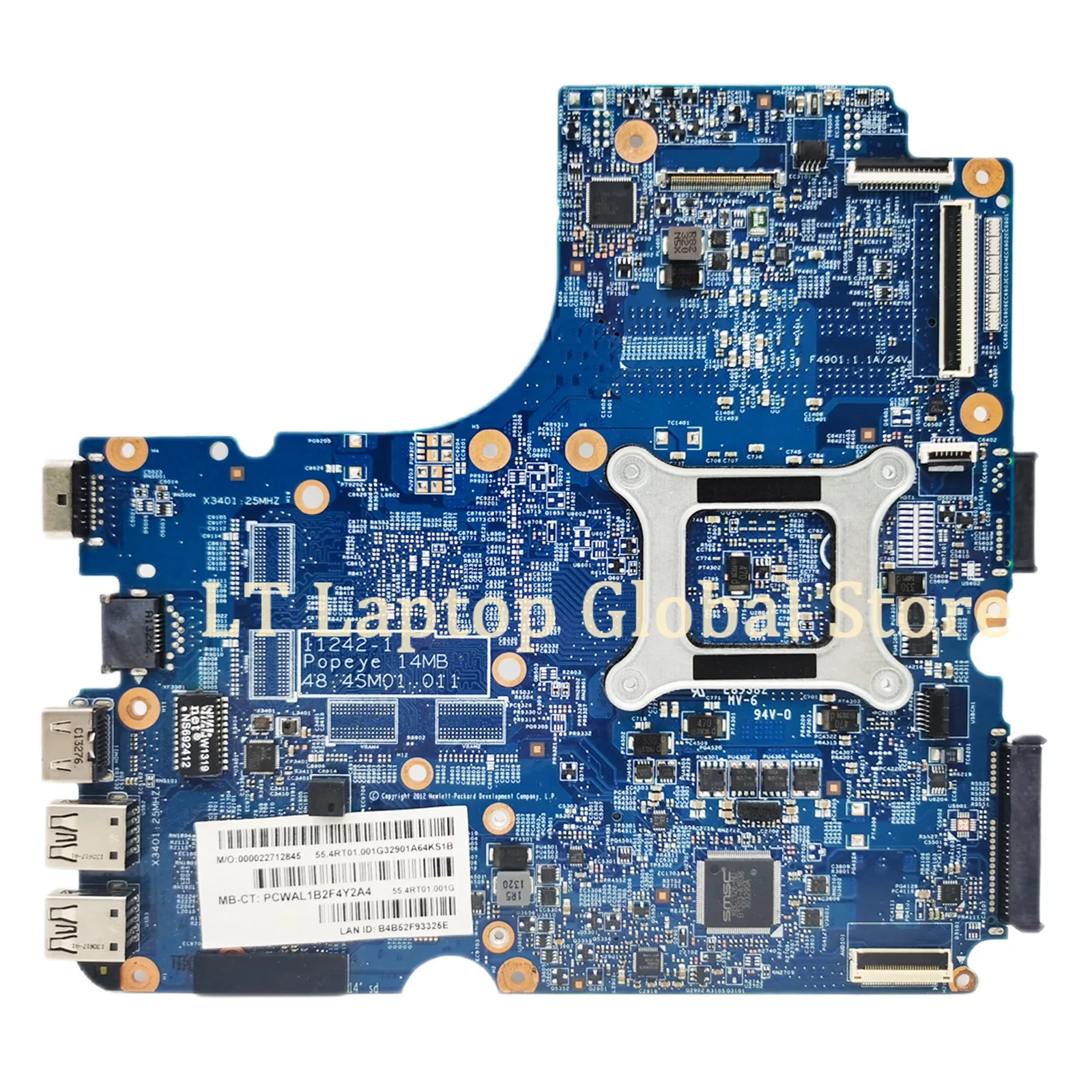 LT untuk HP Probook 4545S 4445S Motherboard Laptop 693103-001 693103-501 11242-1 48.4SM01.011 Notebook Mainboard tes penuh