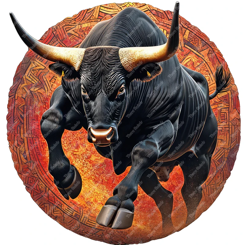 Threeratels CF77 Strong Bull художественные наклейки на стену для украшения дома персонализированные наклейки на автомобиль Threeratels CF77 Strong Bull художественные наклейки на стену для украшения дома персонализированные наклейки на автомобиль