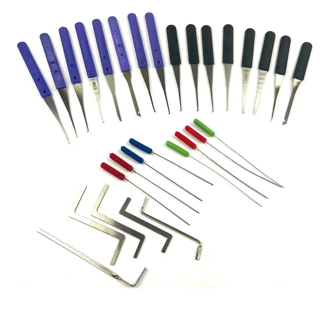 Locksmith Lock Pick Set  Broken Key for Lock Extractor Tool Remove Hooks Professional Hand Tools