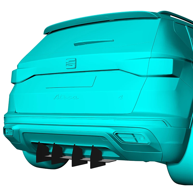 

Для Seat Ateca 2020-2024 год, задний диффузор, бампер, спойлер, сплиттер, комплект кузова, аксессуары