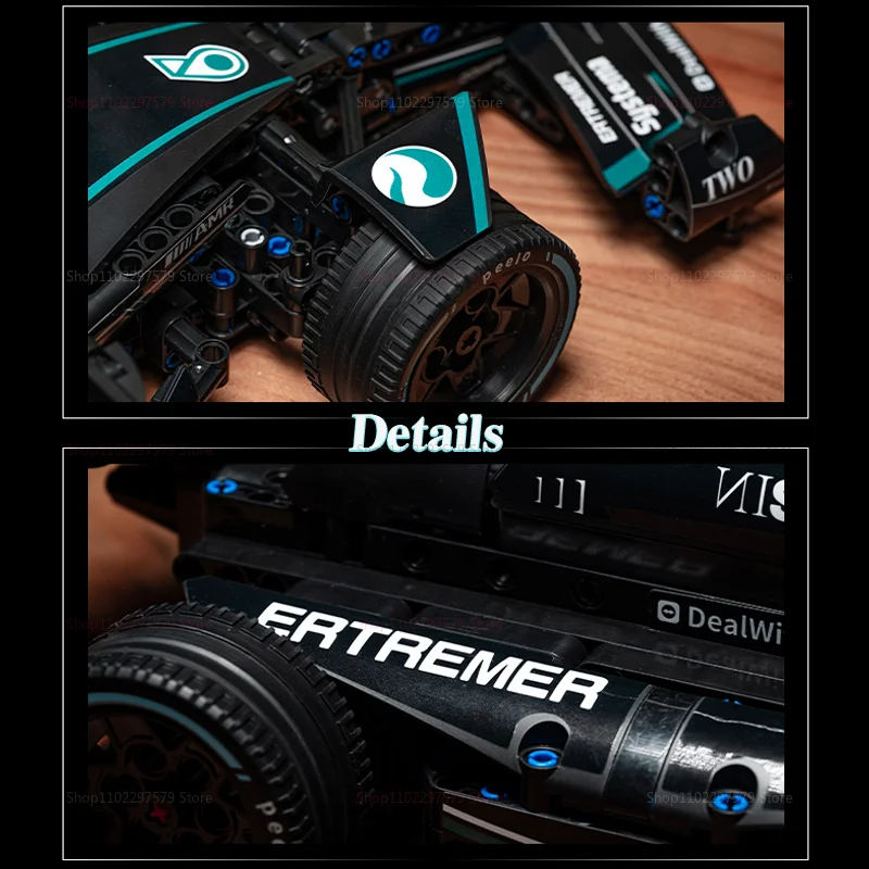 MG58 W14 مستوى تكنيكا سيارة سرعة السيارة 1020 قطعة مجموعة مكعبات البناء متوافق 42171 تكنيك نموذج سباق السيارات لعبة للطفل الصبي هدية