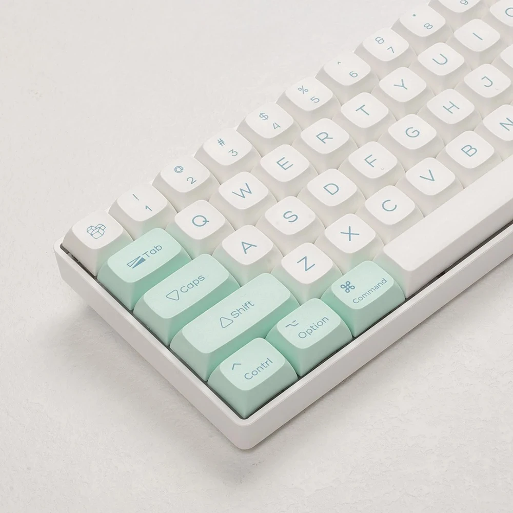 

Xnyocn Profile XDA Ice Crystal Mint Keycaps PBT Dye-Sub English 135 keys For DIY Layout Mechanical Keyboard Customize Key Cap