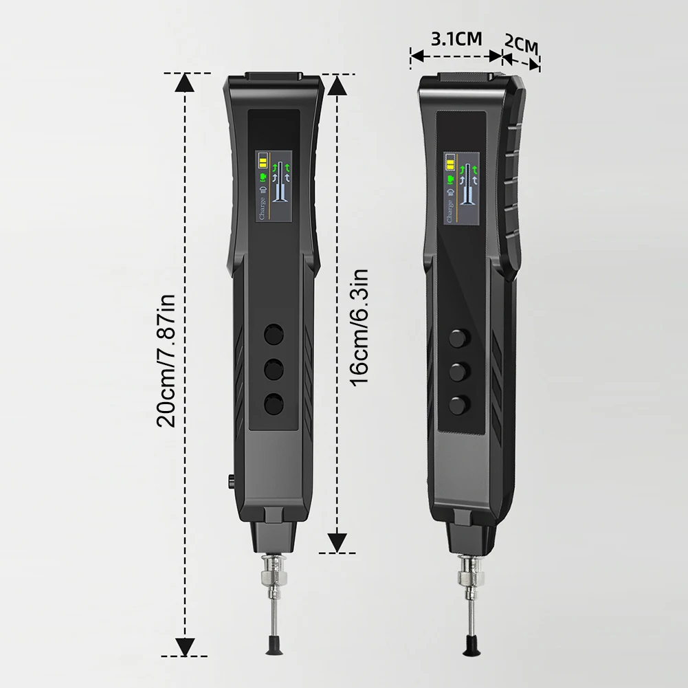 Electric Rechargeable Vacuum Pickup Tool Anti Static Suction Picker Up Hand Tool with 3 Suction Cups for IC Component Placement