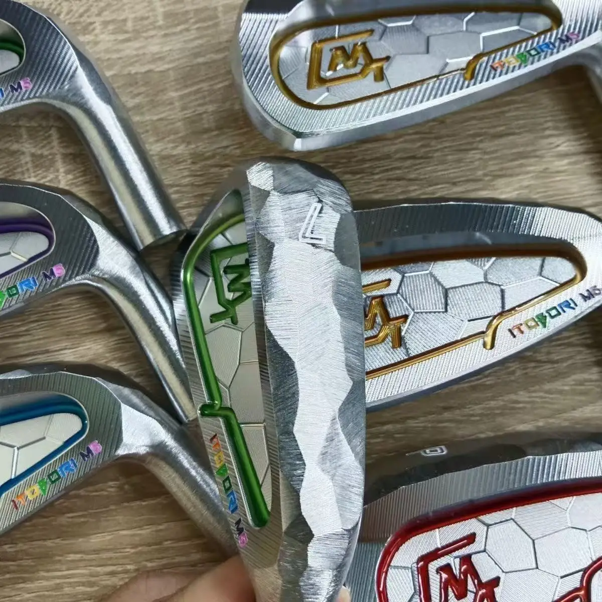 

Men's Golf Clubs silver ITOBORI MTG Golf Irons 7pcs 4-9P R/S/SR Flex Steel/Graphite Shaft With Head Covers