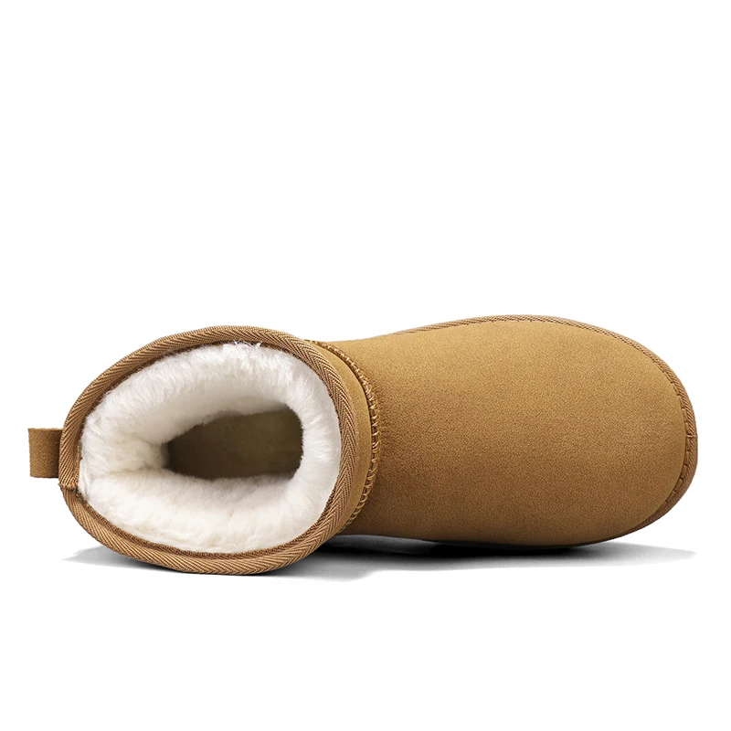 أحذية رجالي كلاسيكية عالية الجودة جلد الغزال حذاء من الجلد 2025 الشتاء الثلوج أحذية للرجال موضة جديدة أستراليا الأحذية 36-45 #5