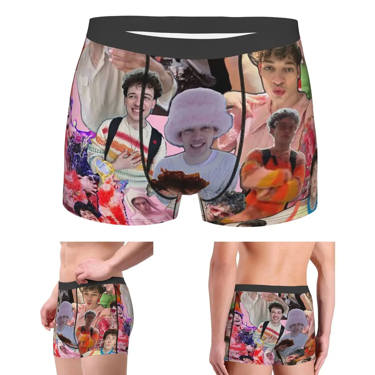 

Boxer Underpants Shorts Nemo Eurovisions Switzerland Winner Panties Male Ventilate Underwear for Homme Man Boyfriend Gifts